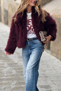R&B | Fuchsia Hue Fleece Jacke