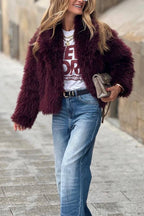 R&B | Fuchsia Hue Fleece Jacke