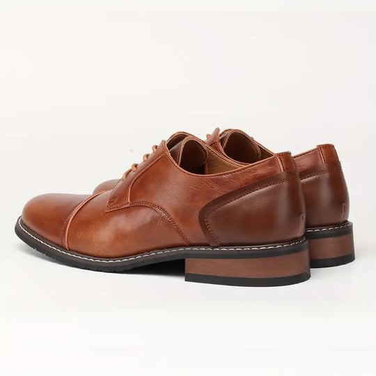 solide vintage-derby-schuhe für herren R&B