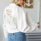 R&B | Zeitgenössische Denim Jacke mit Kragen