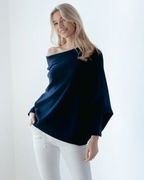 R&B | Asymmetrisch Drapierter Pullover