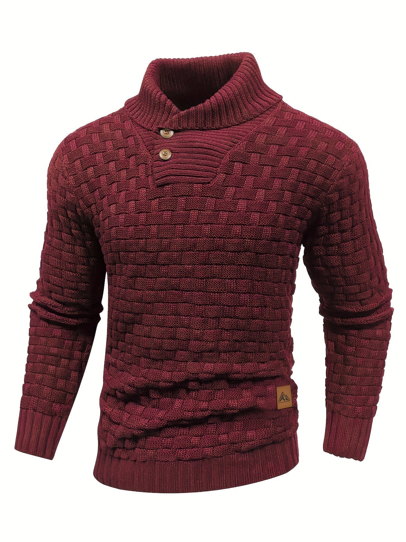 R&B | Strickpullover mit Geflochtenem Muster Klassisch und Bequem Perfekt für Den Alltag