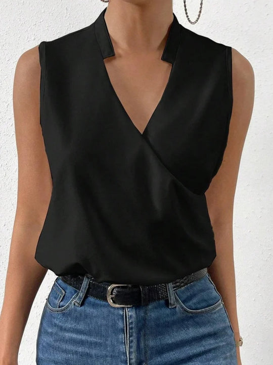 R&B | Bedrucktes Shirt mit V-Ausschnitt