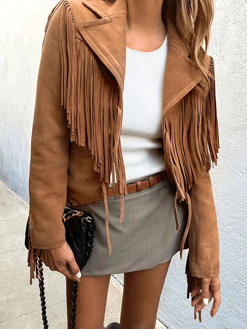 R&B | Damen Fransen Wild jacke