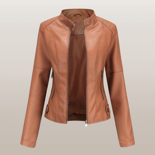 Elegante jacke mit Reißverschluss für Damen