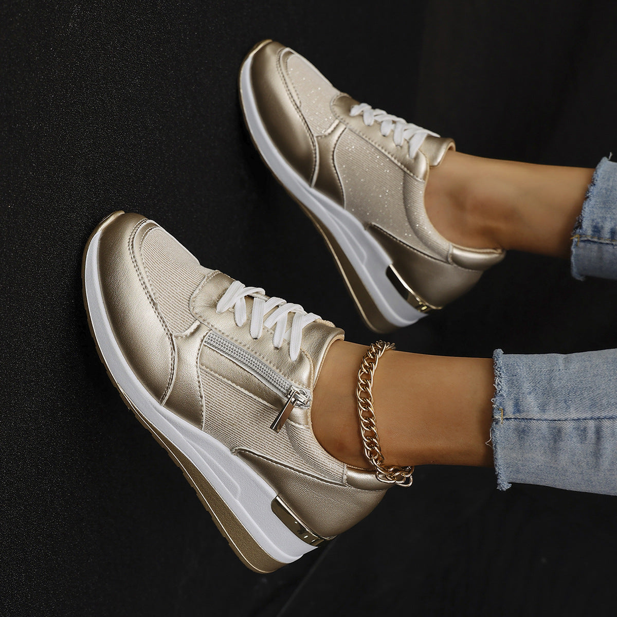 Orthopädische Schuhe mit seitlichem Reißverschluss R&B R&B