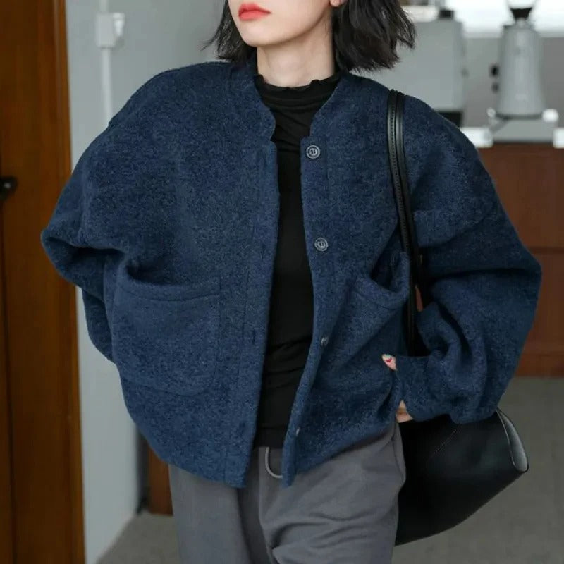 R&B | Flauschige Cardigan Jacke