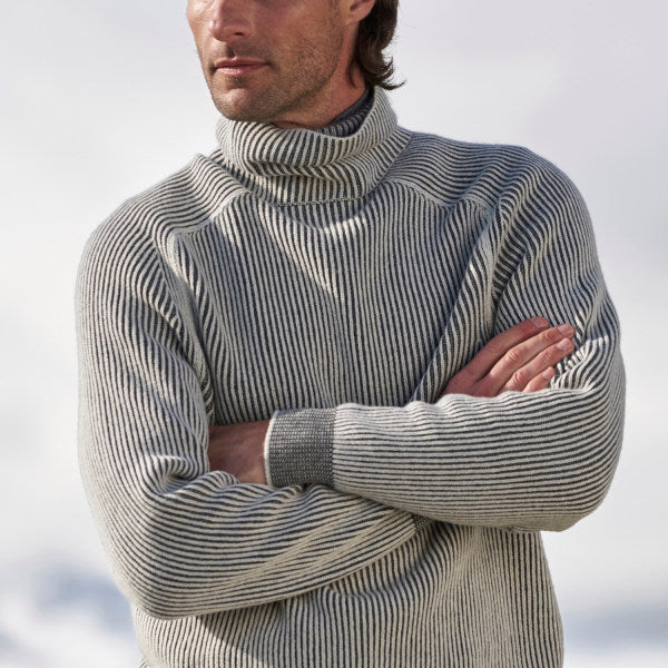 R&B | Turtleneck Strickpullover Baumwolle und Polyester Komfortabel und Warm