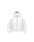 R&B | Sweatshirt Mantel mit Doppelkapuze und Reißverschluss