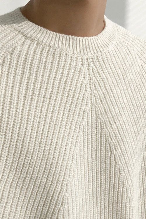 R&B | Eleganter Gerippter Pullover für Männer