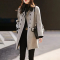 R&B | Stylischer Zweireihiger Trenchcoat für Damen Modern