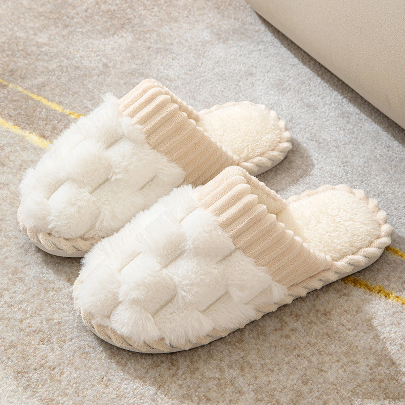 R&B | Bequeme Damen Hausschuhe mit Pelzfutter