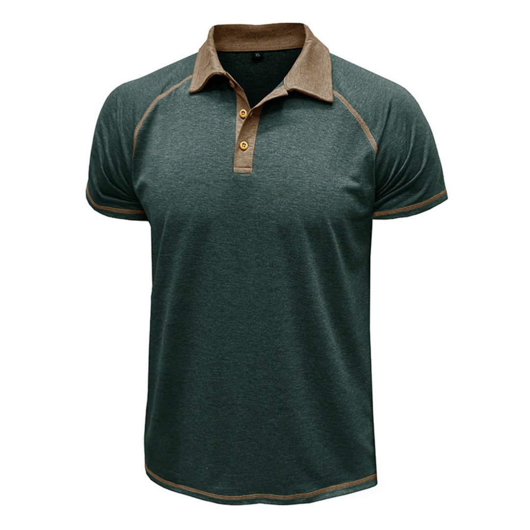 R&B | Kurzärmeliges Herren-T-Shirt mit Revers