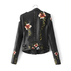 R&B | Lederjacke mit Stickerei
