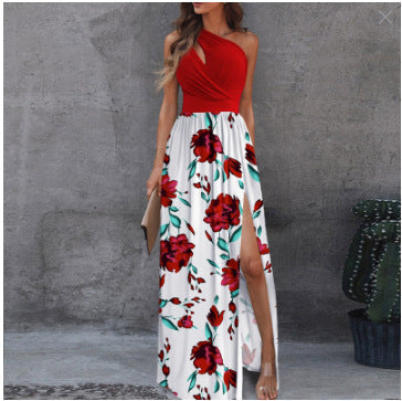 R&B | Frühling/Sommer Schulterfreies Kleid für Frauen