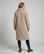 Damen Kunstfelljacke mit Teddy-Optik & Langer Passform | R&B