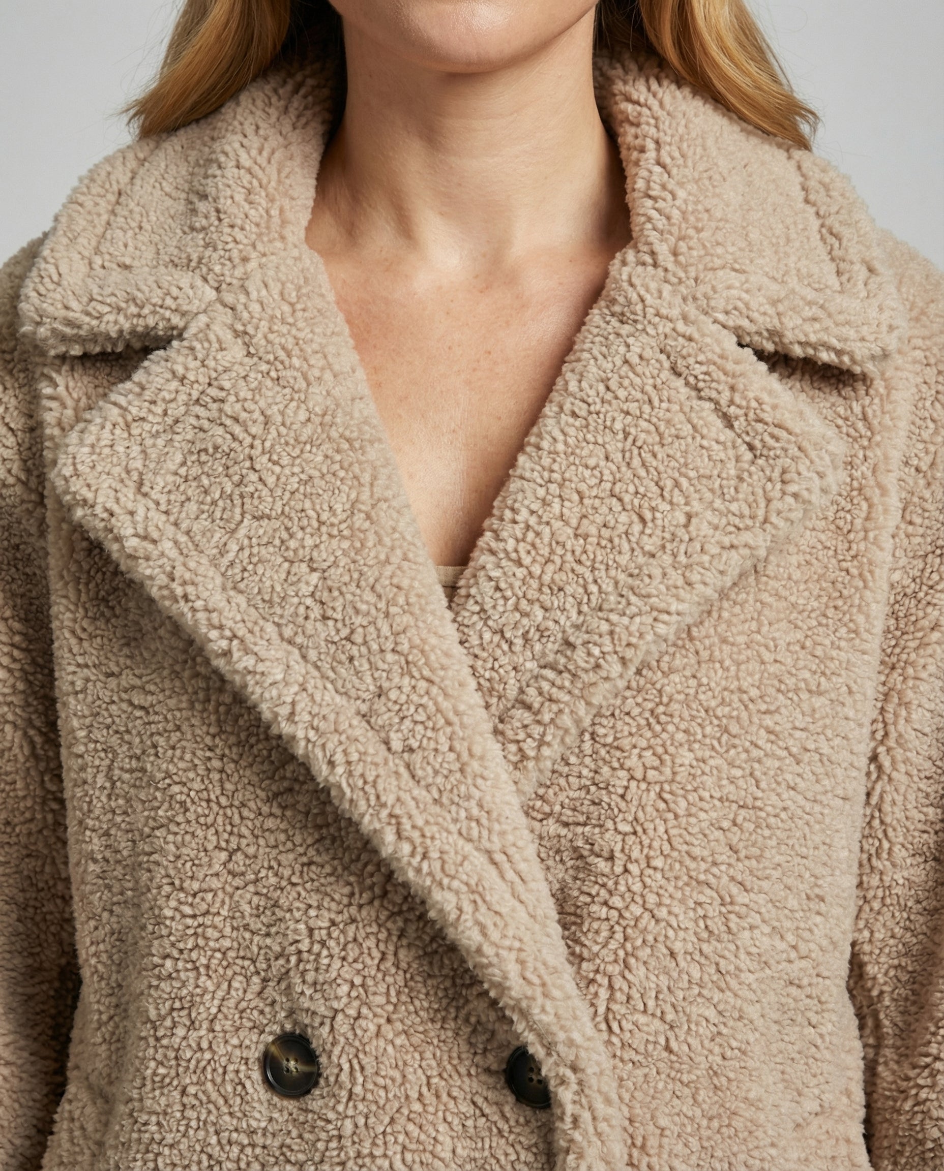 Teddy Kunstfell Mantel Damen | R&B