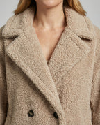 Damen Kunstfelljacke mit Teddy-Optik & Langer Passform | R&B