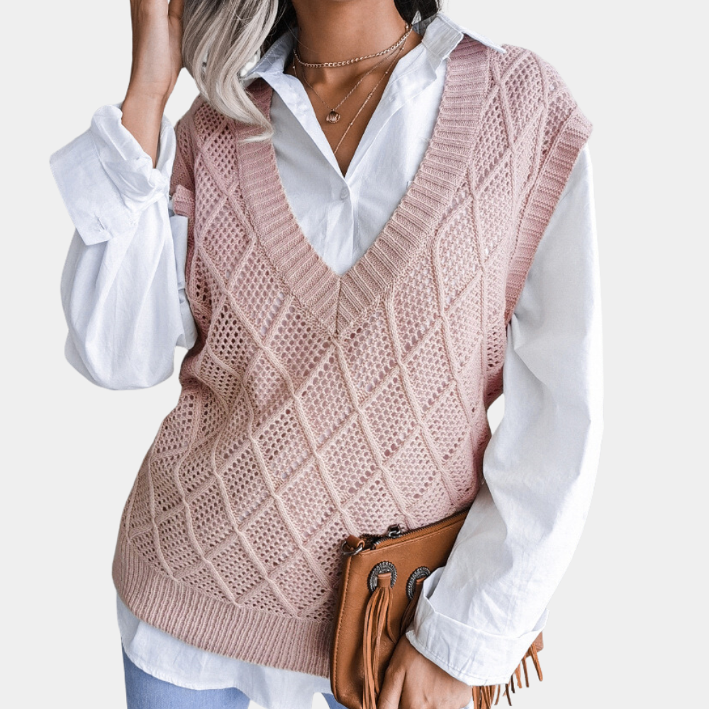 R&B | Trendy Gestrickter Pullover für Damen