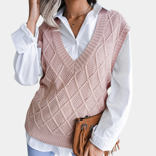 R&B | Trendy Gestrickter Pullover für Damen