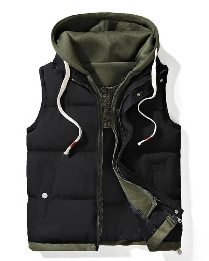 R&B | Softshell Gestepptes Kapuzenwesten