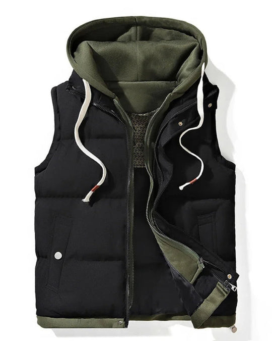 R&B | Softshell Gestepptes Kapuzenwesten