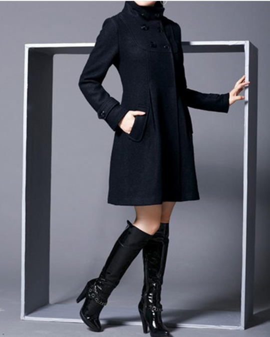 R&B | Femme Wintermantel Lange Warm
