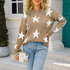 R&B | Sternstrickpullover Mit Verspieltem Muster