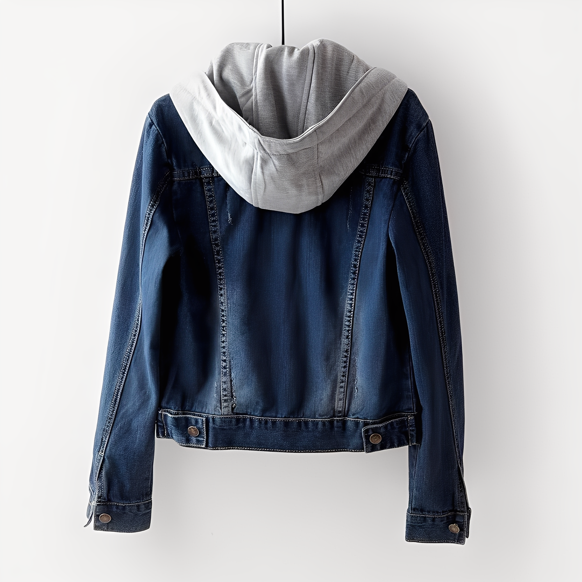 R&B | Stilvolles Jeansjacke mit Kapuze für Frauen