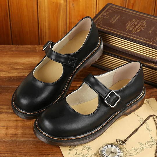 R&B | Jahrgang Schnalle Schuhe für Damen