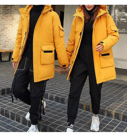 R&B | delige winterparka set - isolierte Jacke mit Kapuze für Damen