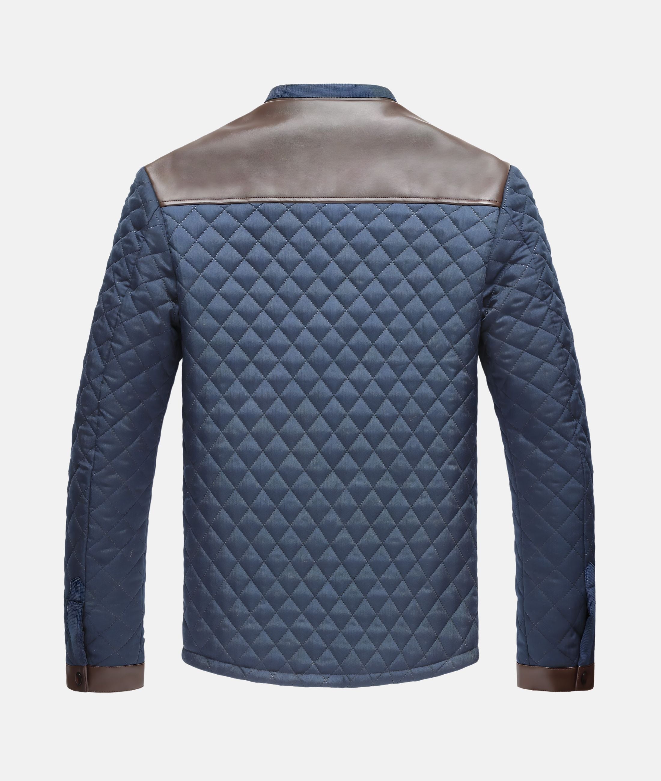 R&B | Herren Knopfleiste Steppjacke