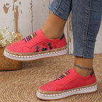 Lässige Katzenmuster Schuhe R&B