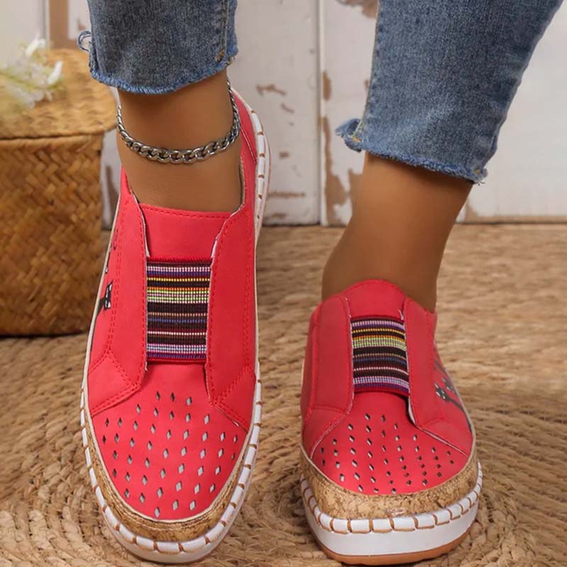 Lässige Katzenmuster Schuhe R&B