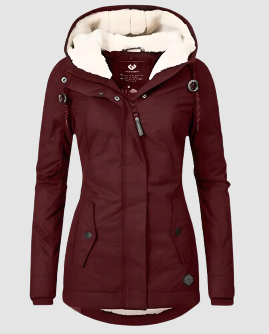 Lange Gefütterte Winterjacke Damen | R&B