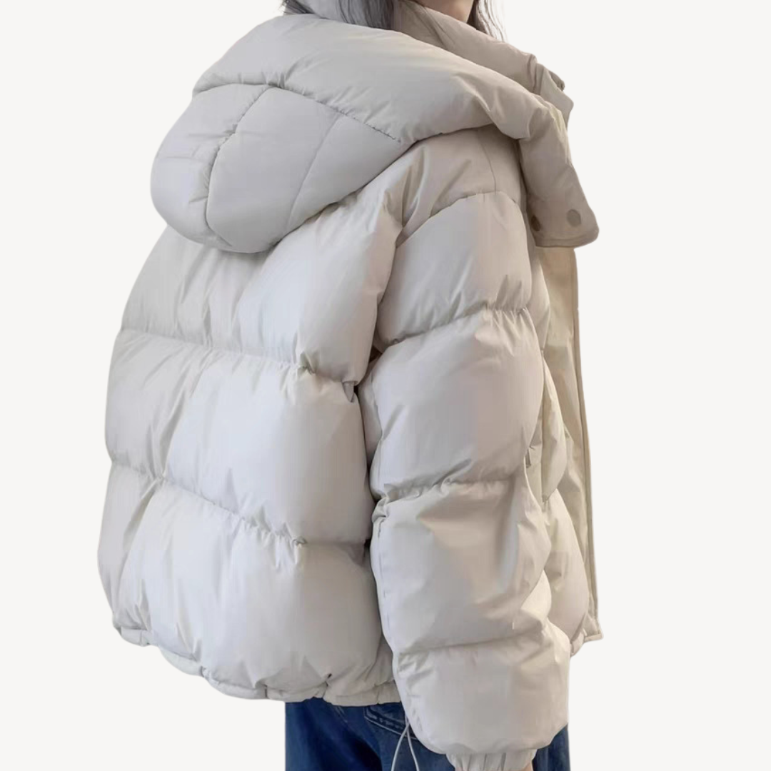 R&B | Pufferjacke mit Kapuze für Damen