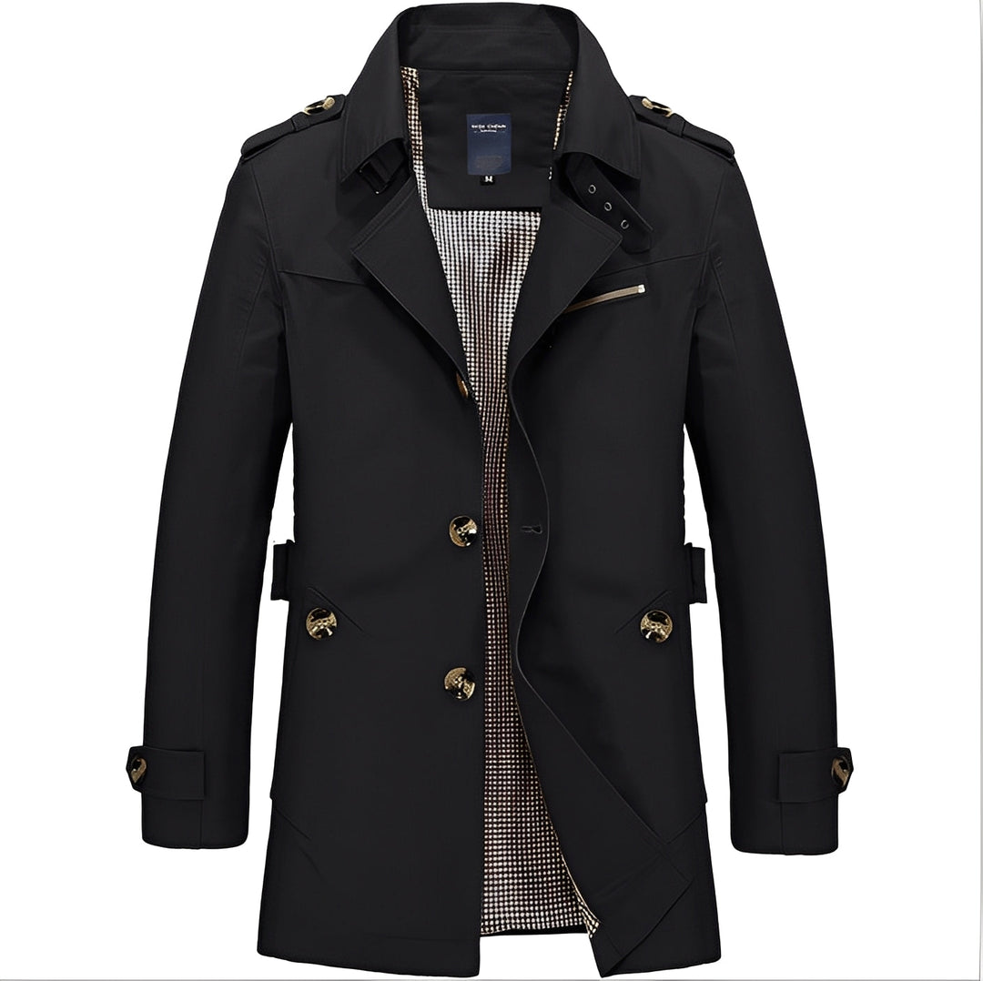 R&B | Lässige Mid-Länge Windjacke für Männer