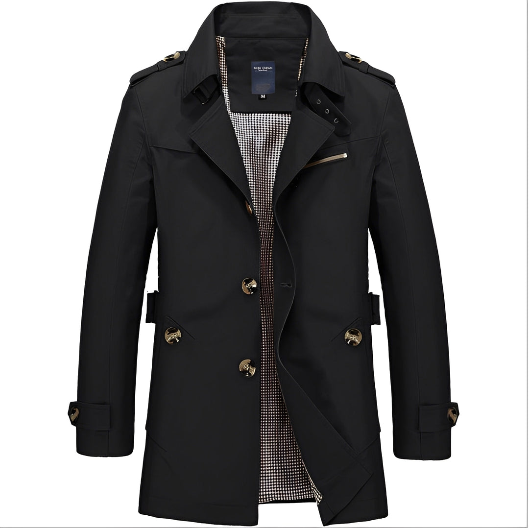 R&B | Eleganter Windbreaker Trenchcoat für Männer
