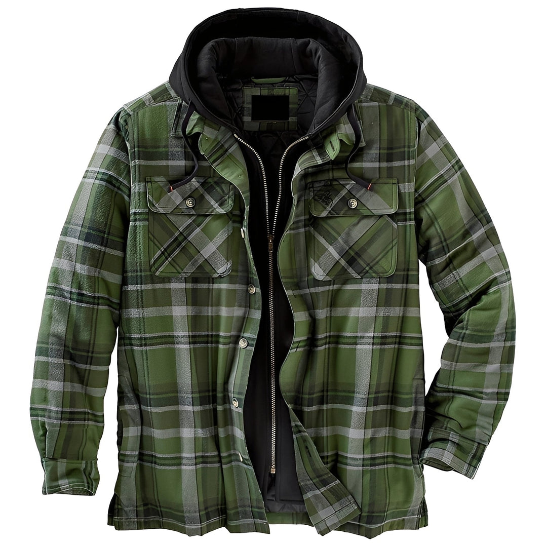 R&B | Casual Flanelljacke mit Karomuster für Männer