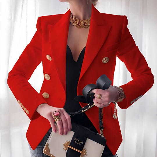 R&B | Klassischer Blazer mit Knöpfen für Frauen