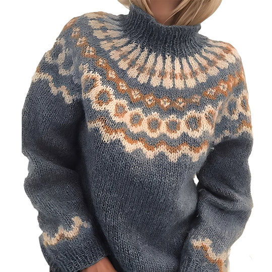 R&B | Damen-Rollkragenpullover Aus Strick