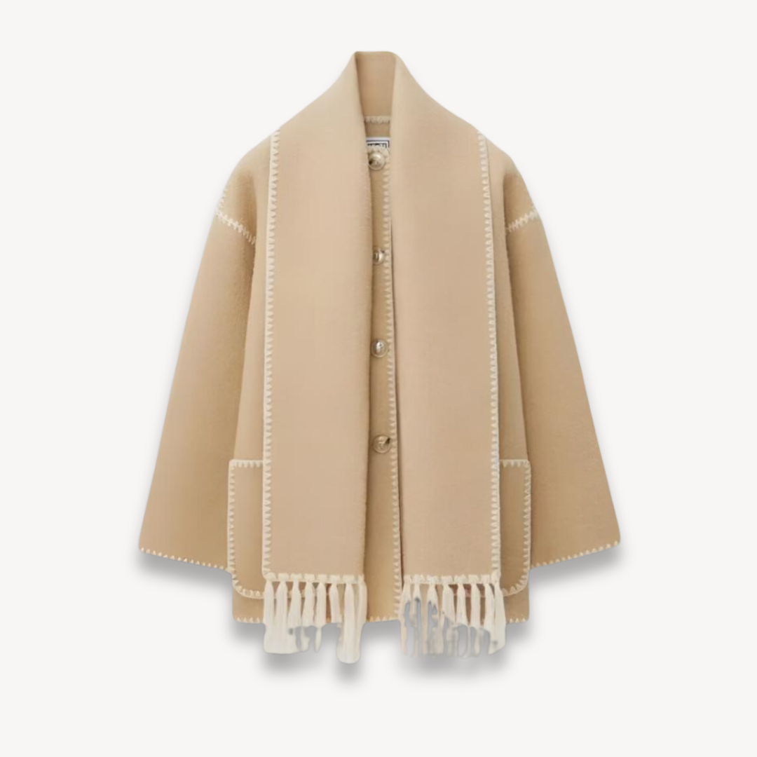 R&B | Winterjacke mit Schal für Frauen