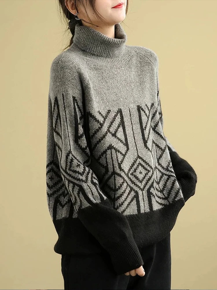 R&B | Strickpullover mit Rollkragen