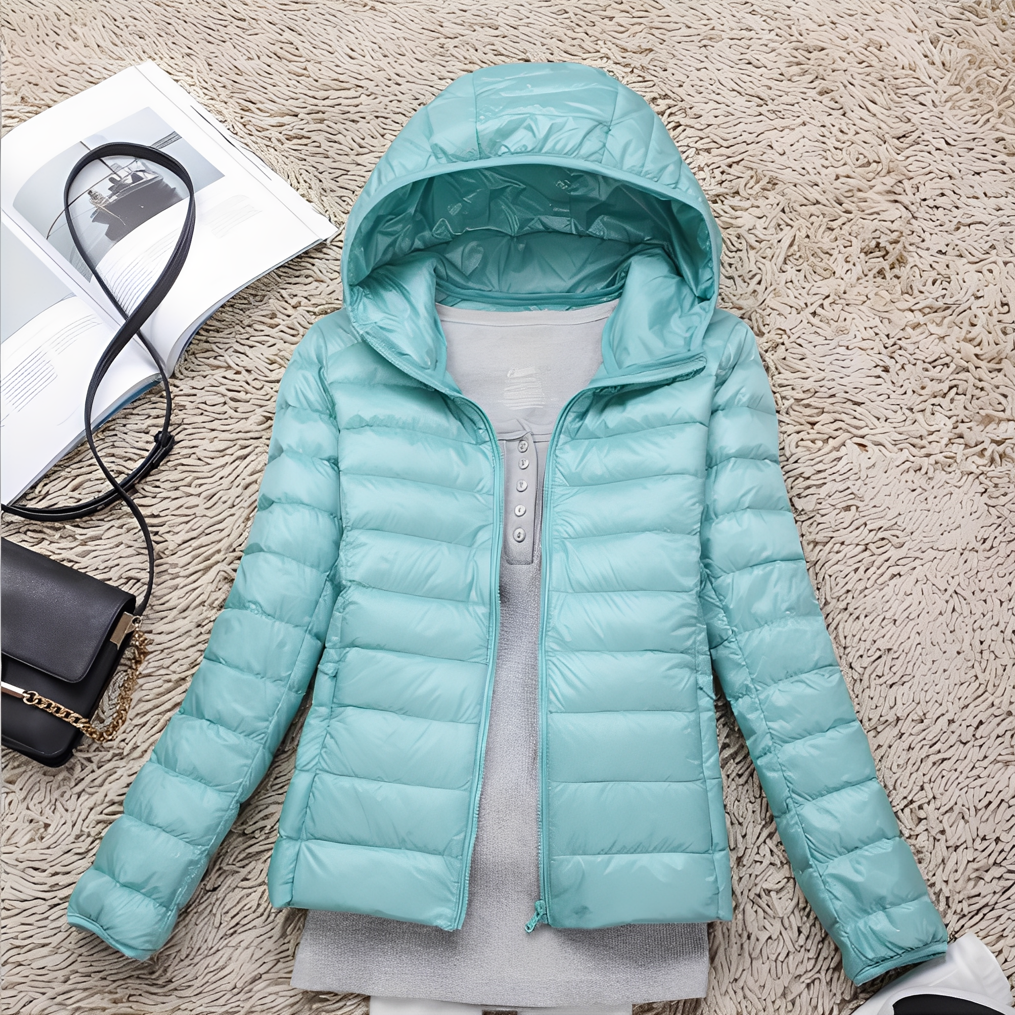 R&B | Lässige Slim Down-Jacke für Frauen