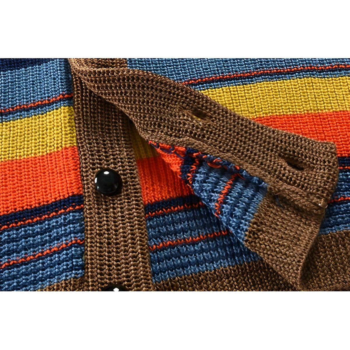 R&B | Farbblockdesign Rollkragenpullover