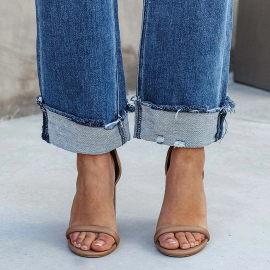 R&B | Jeans Lässig Denim Baumwoll-Saisonale Kollektion