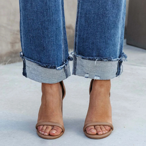 R&B | Jeans Lässig Denim Baumwoll-Saisonale Kollektion