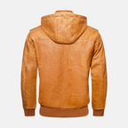 R&B | Hooded Lederjacke