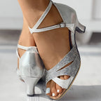 R&B | Elegante Pailletten-Sandalen