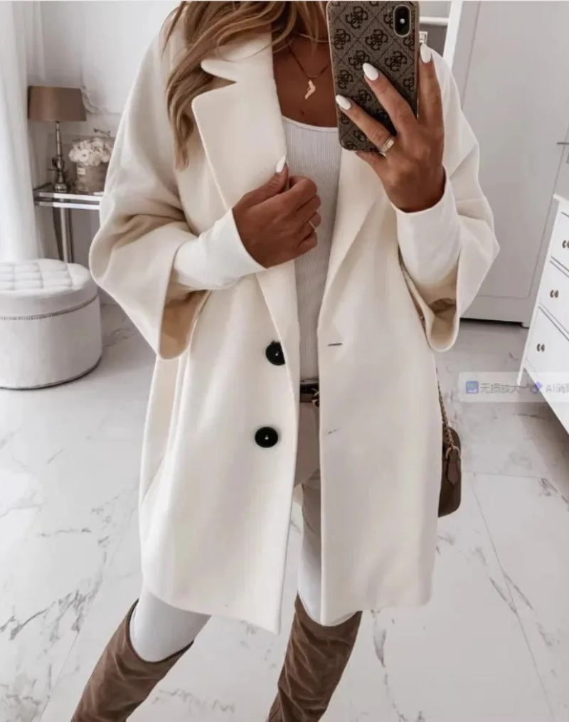 R&B | Weit fallender Damen-Trenchcoat